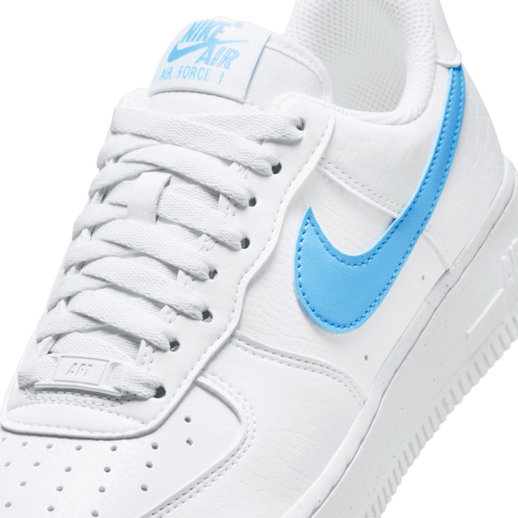 Nike Air Force 1 '07 Next Nature 'White University Blue' (W) Angle 5