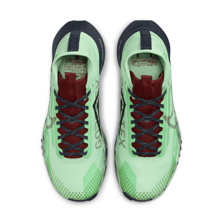 Nike React Pegasus Trail 4 GORE-TEX 'Vapor Green Dark Thunder Blue' (W) Angle 1