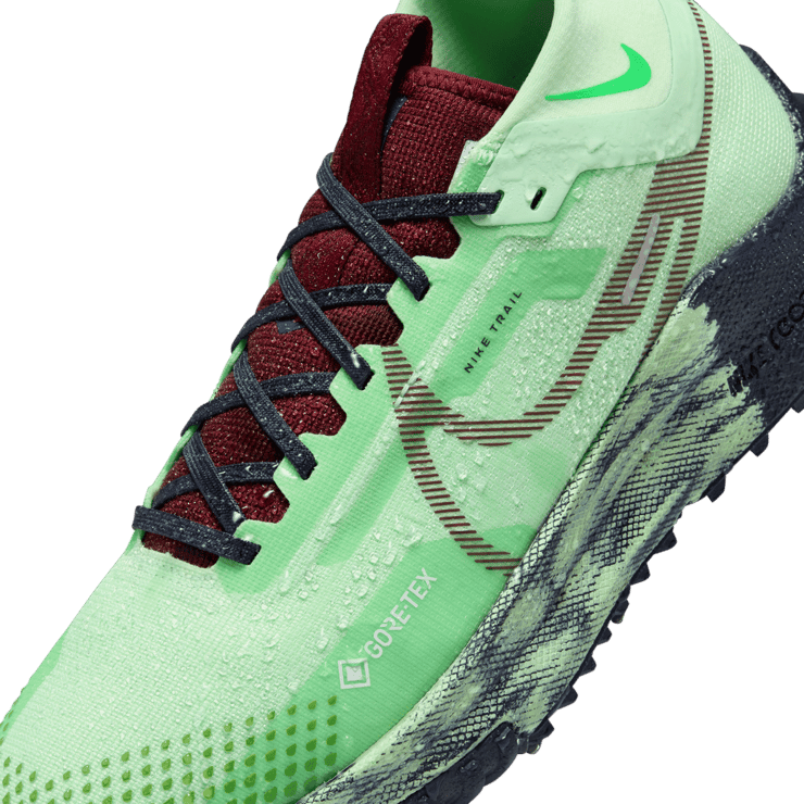 Nike React Pegasus Trail 4 GORE-TEX 'Vapor Green Dark Thunder Blue' (W) Angle 8