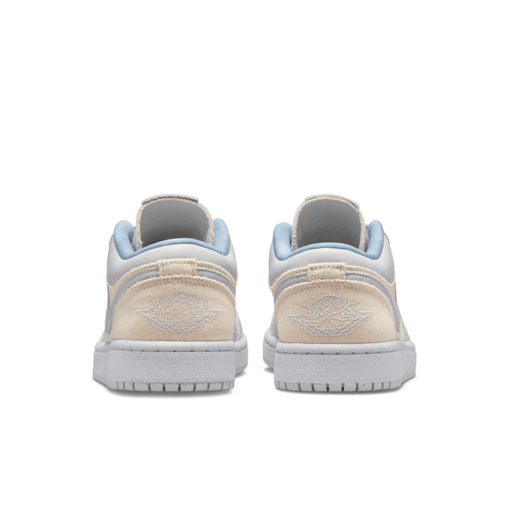 Jordan 1 Low Canvas Grey Cream (W) Angle 3