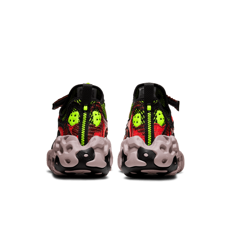 Nike ISPA Overreact Black Red Volt Angle 3