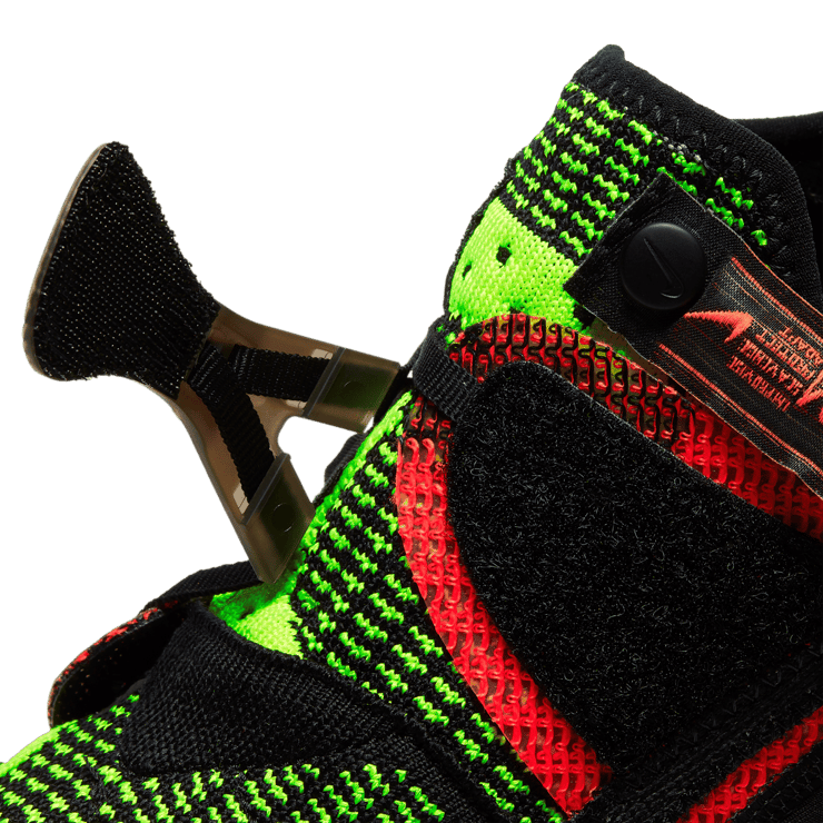 Nike ISPA Overreact Black Red Volt Angle 9