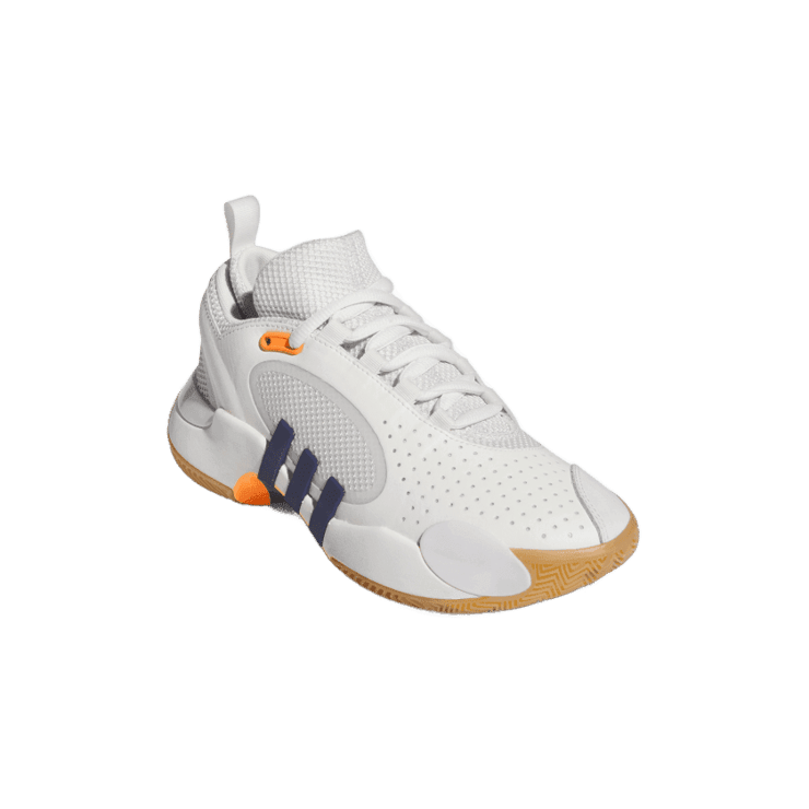 adidas D.O.N. Issue 5 White Orange (GS) Angle 2