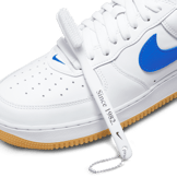 Nike Air Force 1 Low Anniversary Edition White Royal Gum Angle 6