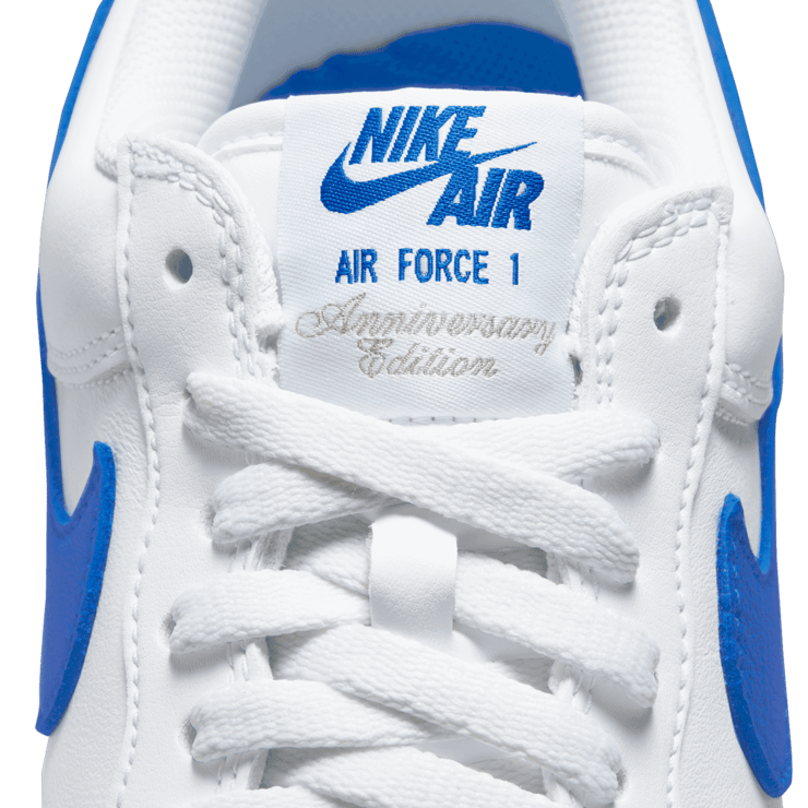 Nike Air Force 1 Low Anniversary Edition White Royal Gum Angle 7