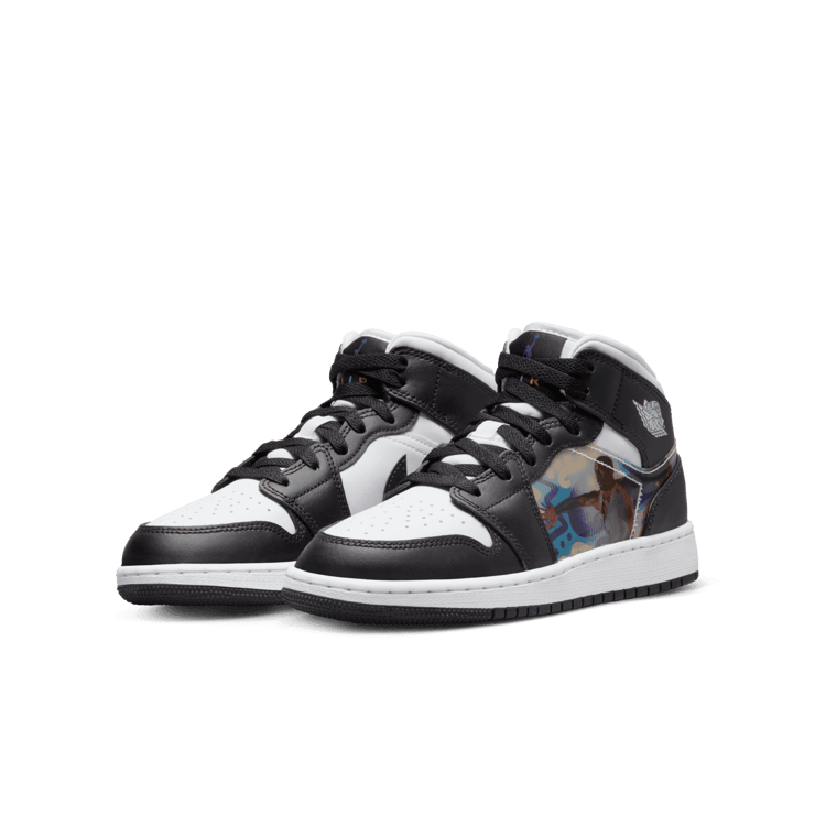 Jordan 1 Mid Hologram (GS) Angle 2