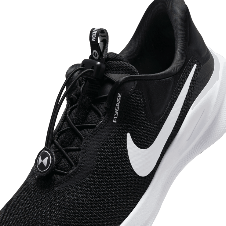 Nike Revolution 7 EasyOn 'Black White' Angle 7