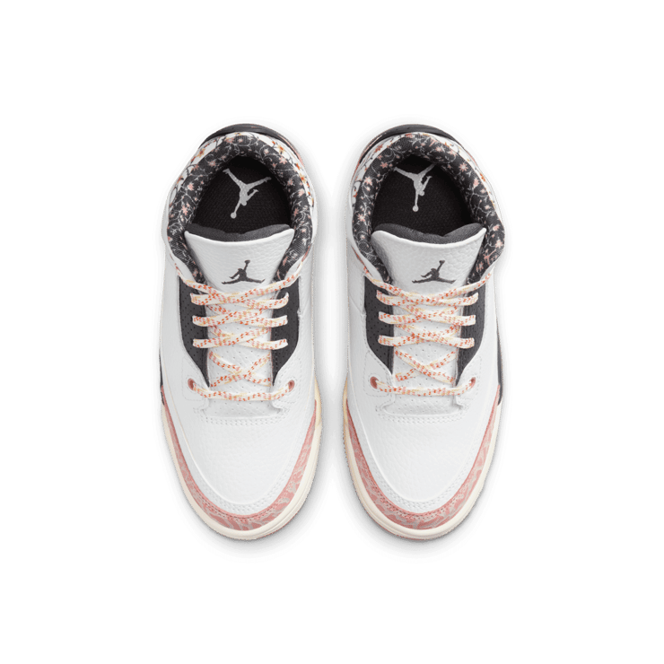 Air Jordan 3 Retro White Red Stardust (PS) Angle 1