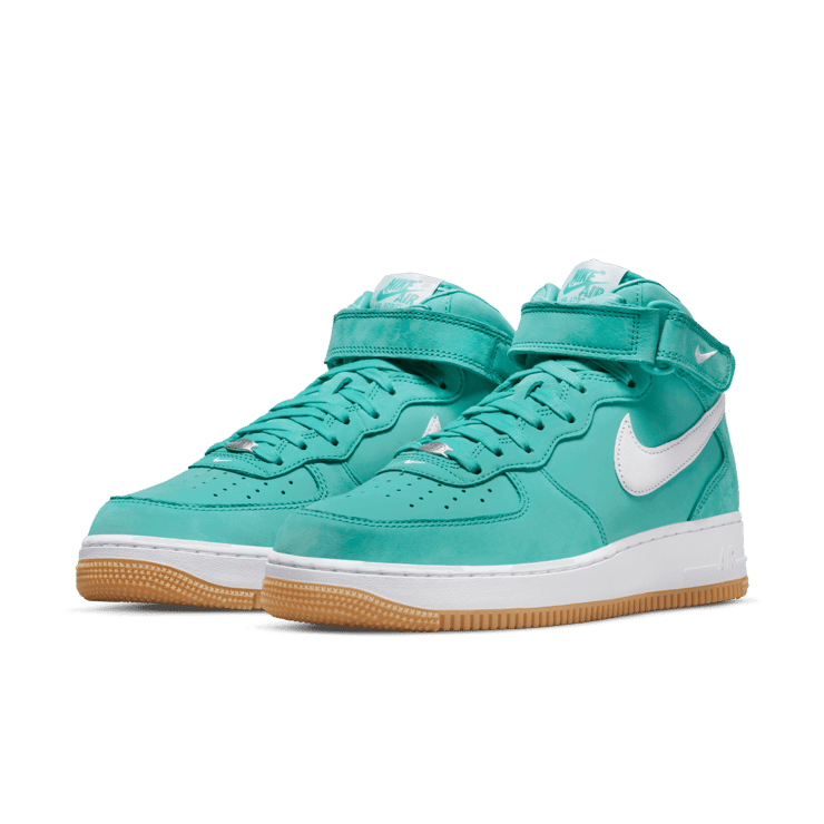 Nike Air Force 1 Mid '07 Washed Teal Angle 2
