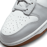 Nike Dunk High Chenille Swoosh Light Smoke Grey Angle 4