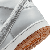 Nike Dunk High Chenille Swoosh Light Smoke Grey Angle 5