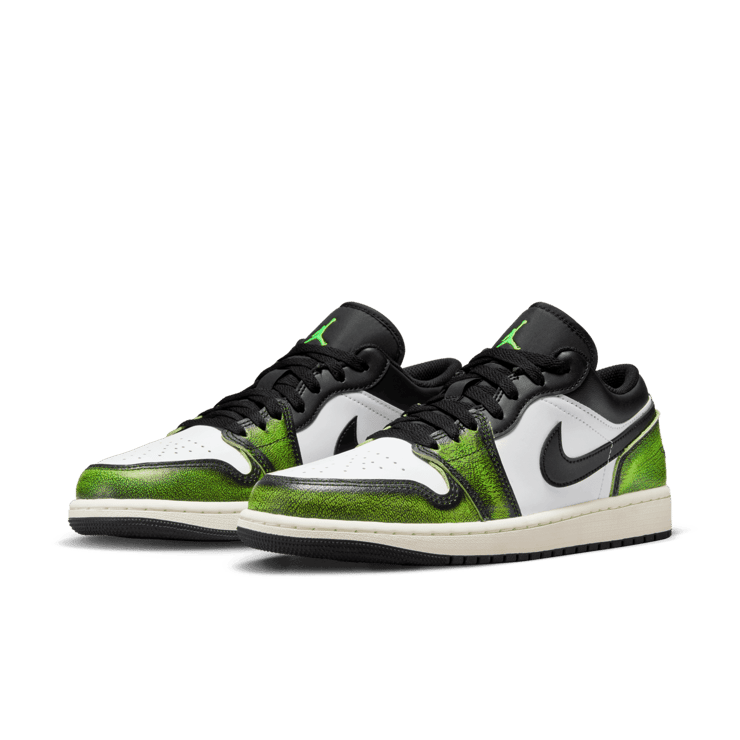 Jordan 1 Low Wear Away Green Angle 2