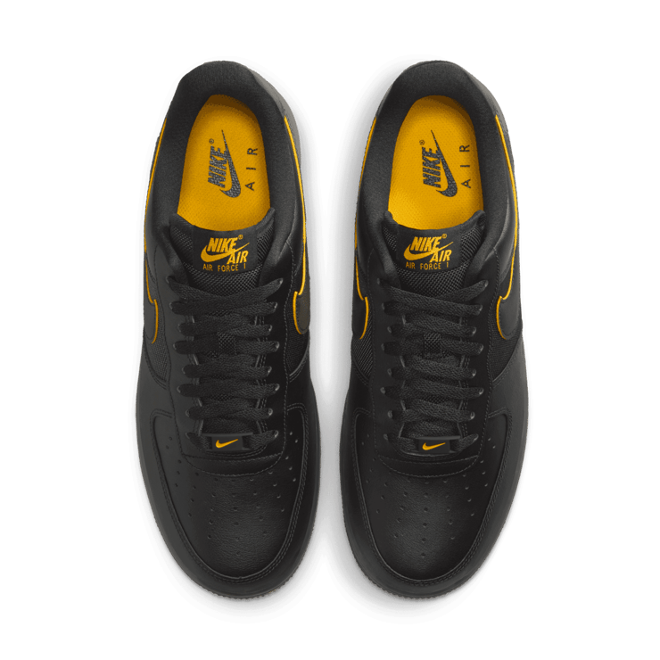 Nike Air Force 1 Low Black Yellow Ochre Angle 1