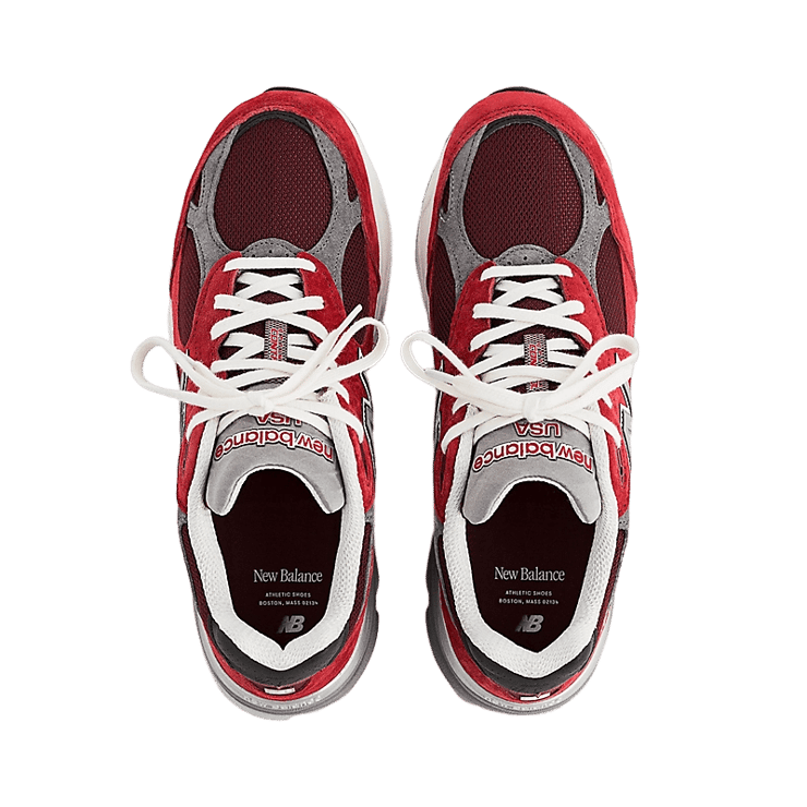 New Balance 990v3 Made in USA by Teddy Santis Scarlet Angle 0