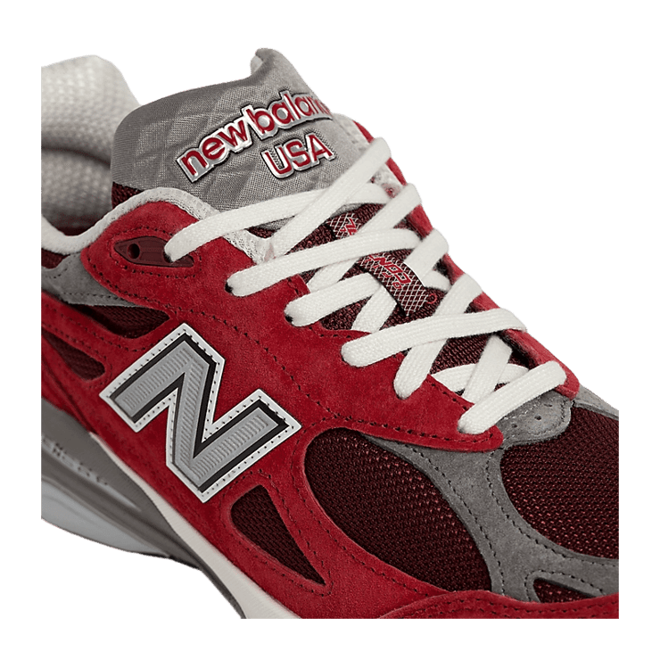 New Balance 990v3 Made in USA by Teddy Santis Scarlet Angle 4