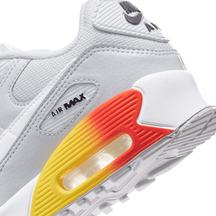 Nike Air Max 90 NN Gradient Wedge Pure Platinum (GS) Angle 5