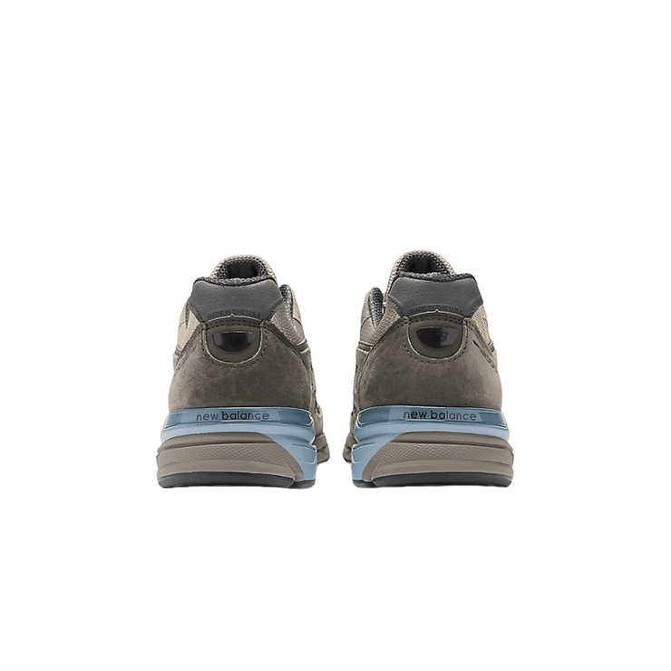 New Balance 990v4 Made in USA Auralee Grey Angle 4
