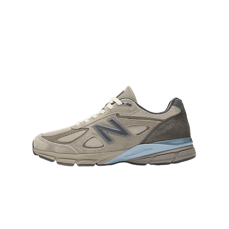 New Balance 990v4 Made in USA Auralee Grey Angle 5