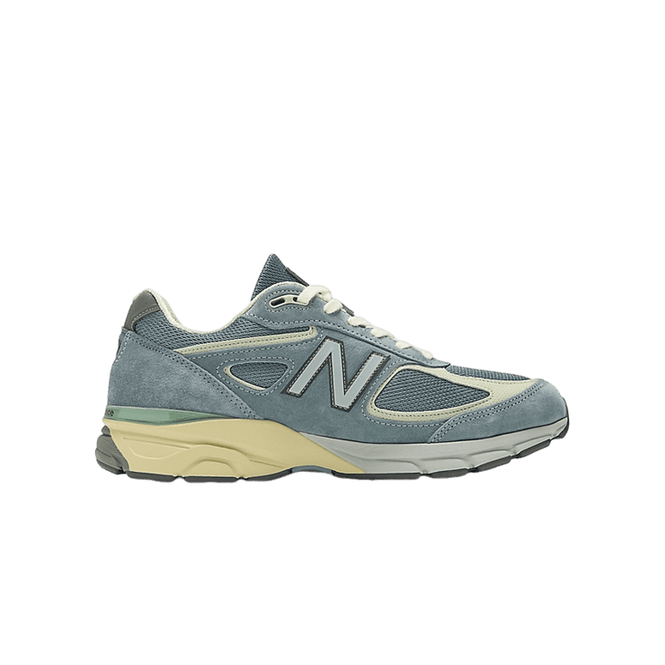 New Balance 990v4 Made in USA Auralee Blue Angle 6
