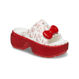 サンダル・ミュール Crocs x Hello Kitty Stomp Slide White Red Hello Kitty x Crocs Adult Stomp Slide