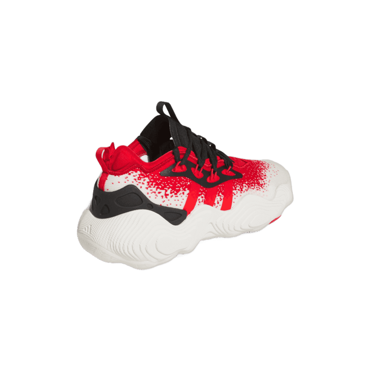 adidas Trae Young 3 White Red Angle 3
