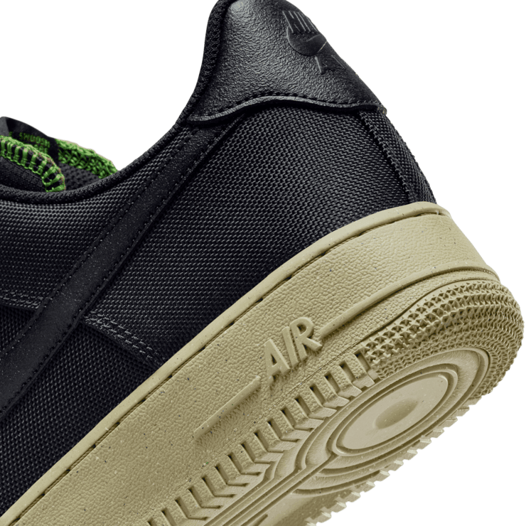 Nike Air Force 1 Low Sustainable Canvas Black Angle 5