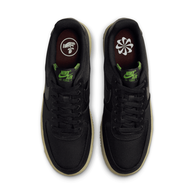 Nike Air Force 1 Low Sustainable Canvas Black Angle 1