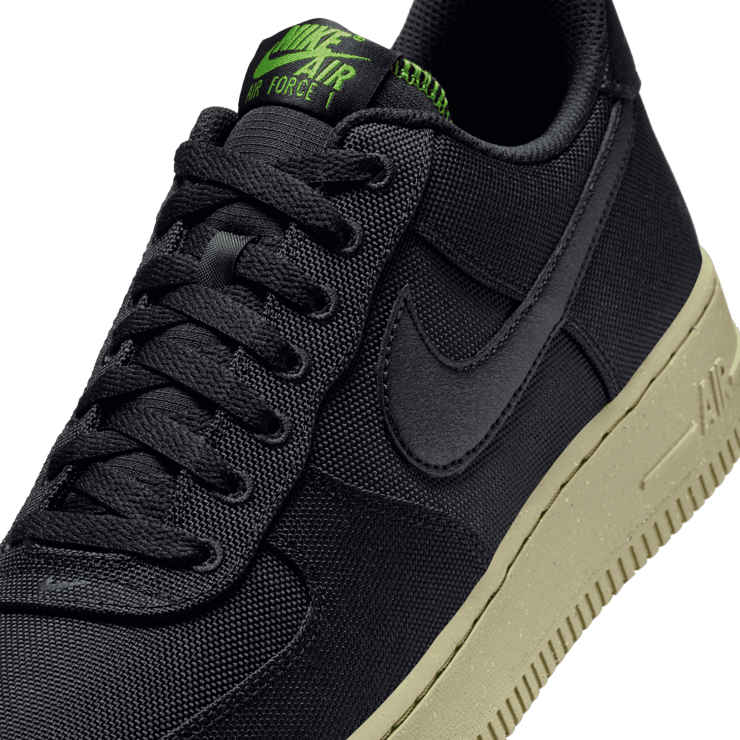 Nike Air Force 1 Low Sustainable Canvas Black Angle 4