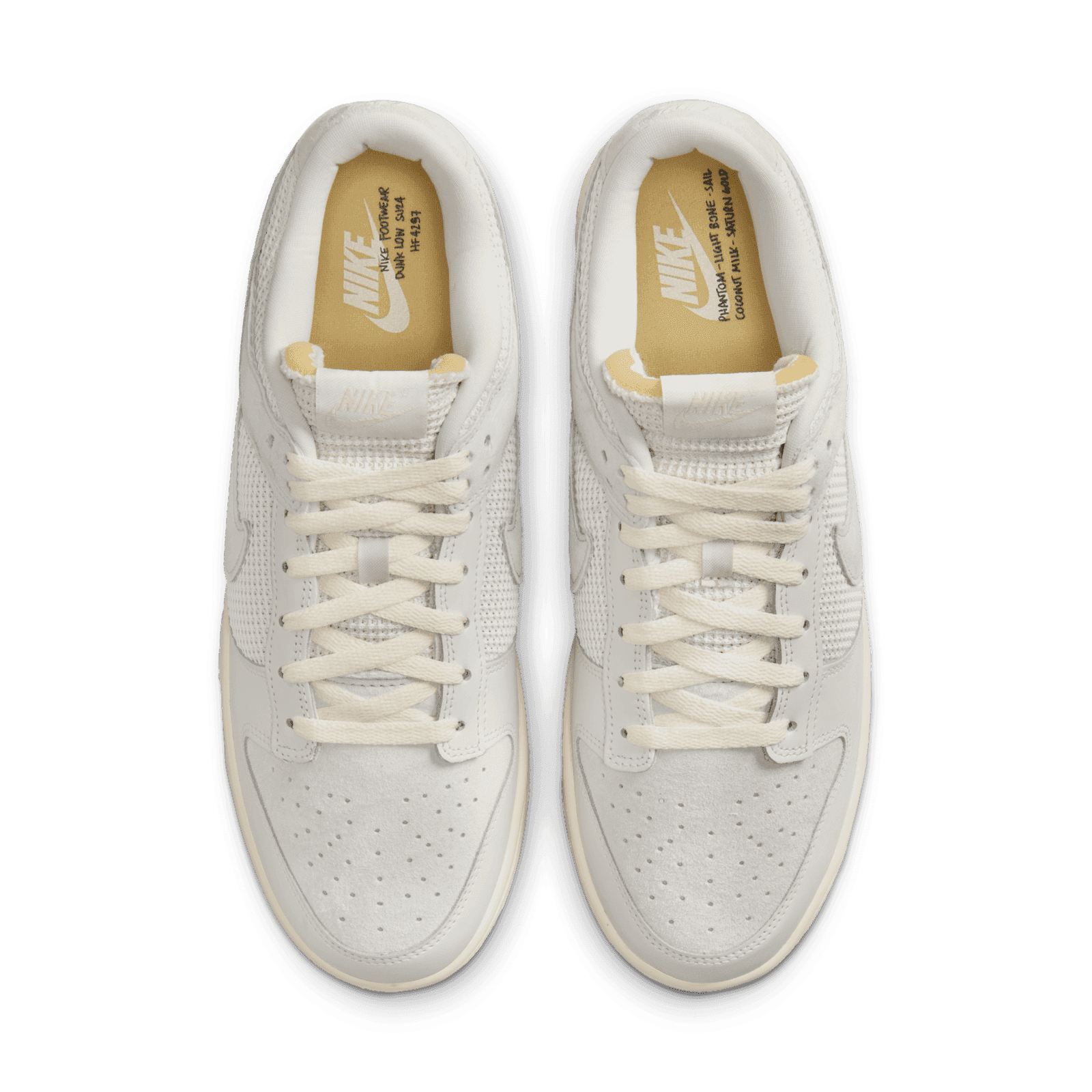 dunk light bone on feet