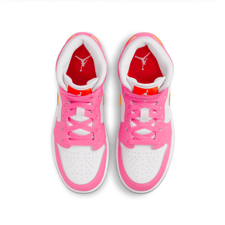 Jordan 1 Mid Pinksicle (GS) Angle 1