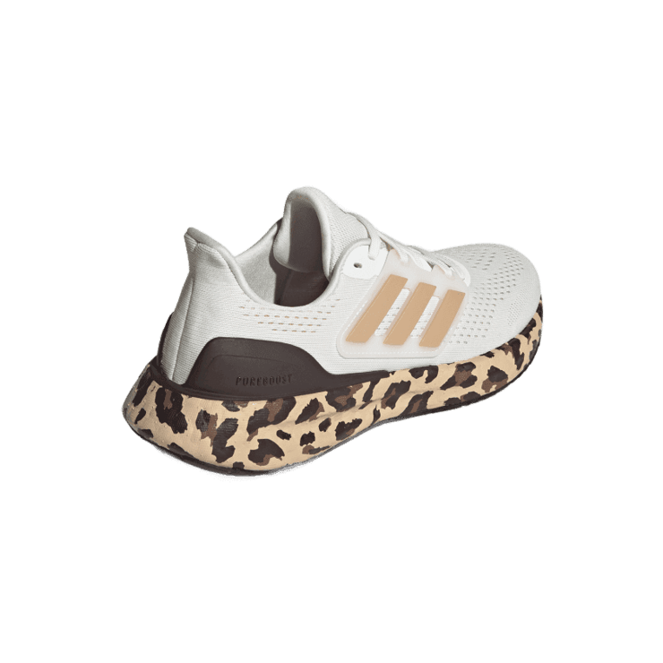 adidas PureBoost 23 White Gold Metallic (W) Angle 3