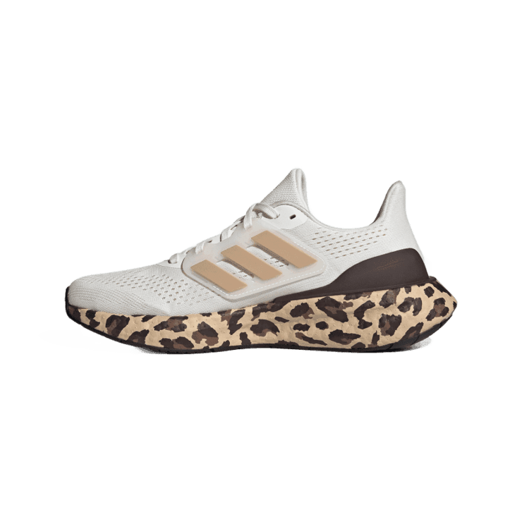 adidas PureBoost 23 White Gold Metallic (W) Angle 4