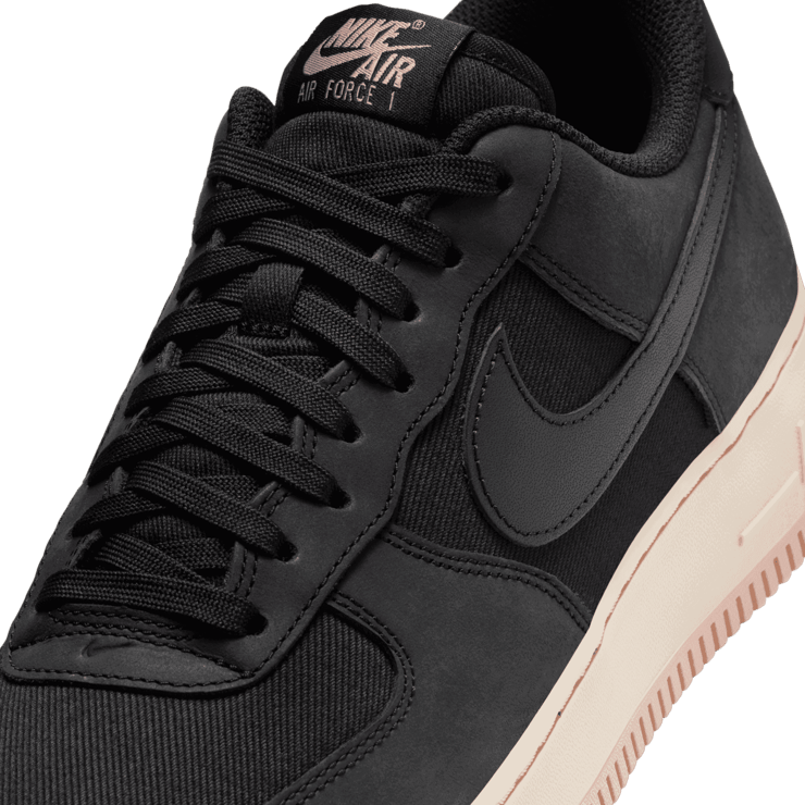 Nike Air Force 1 Low LX Black Red Stardust Angle 4