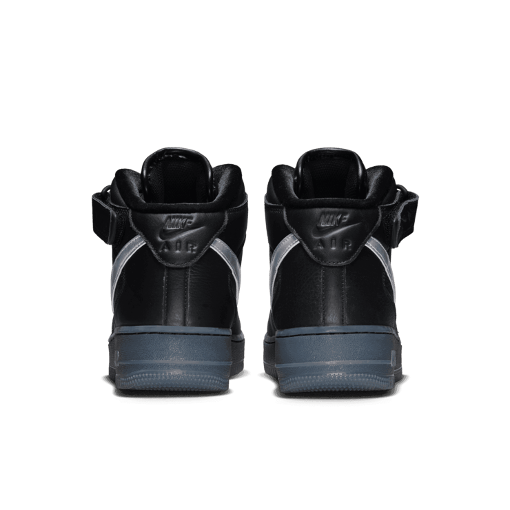 Nike Air Force 1 Mid Premium Black Metallic Angle 3