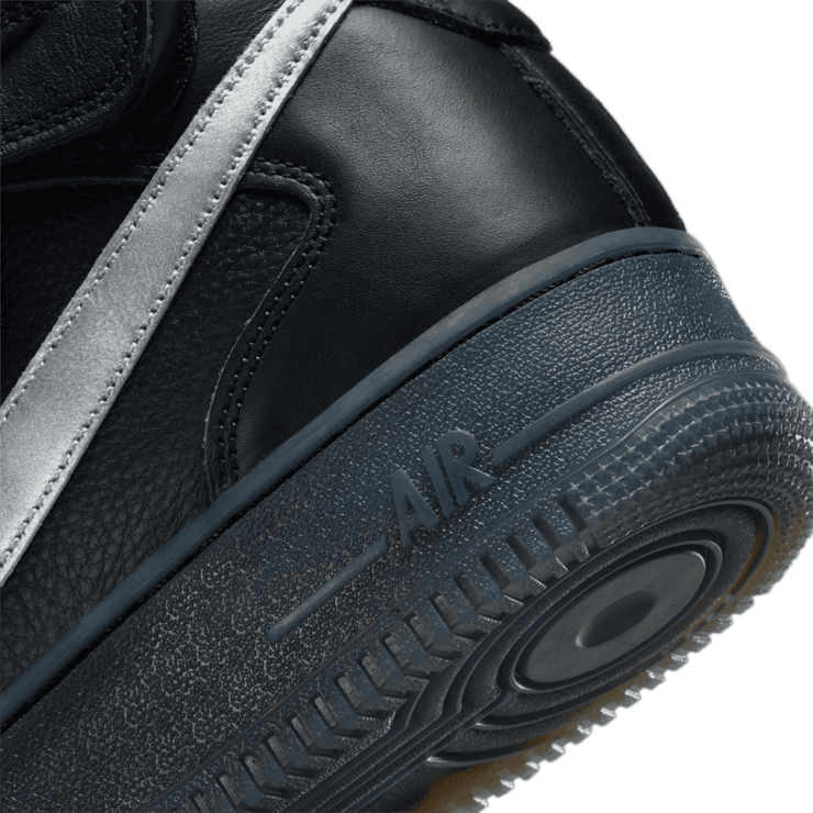 Nike Air Force 1 Mid Premium Black Metallic Angle 5