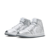 Air Jordan 1 Mid SE Metallic Silver (W) Angle 2