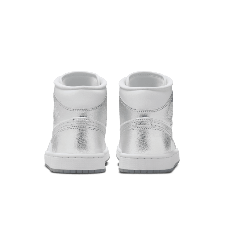 Air Jordan 1 Mid SE Metallic Silver (W) Angle 3