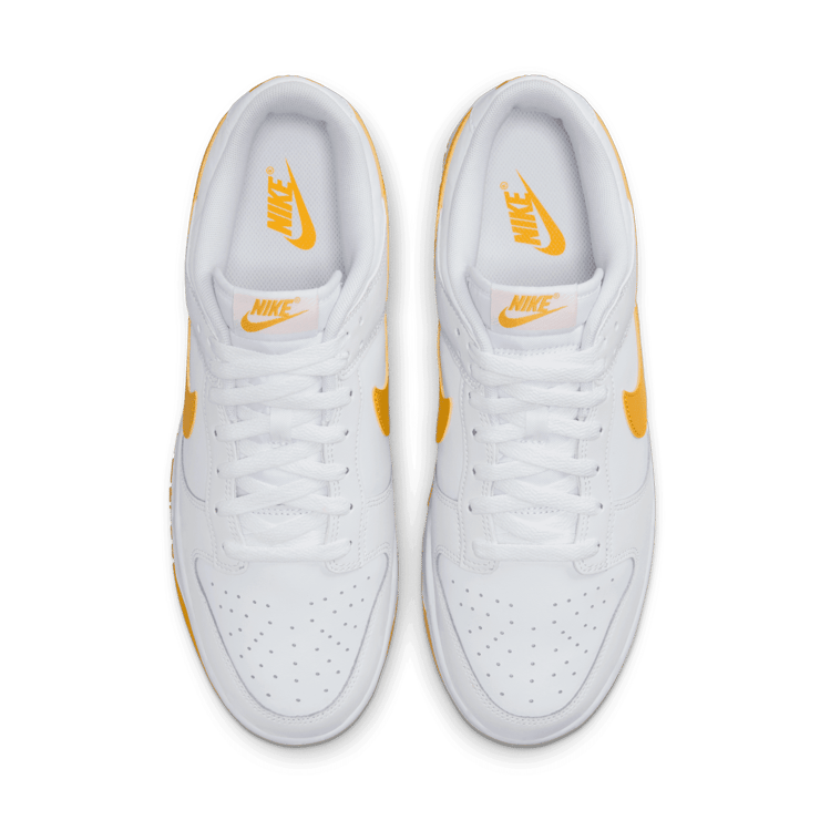 Nike Dunk Low White University Gold Angle 1