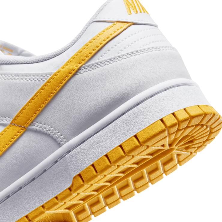 Nike Dunk Low White University Gold Angle 5