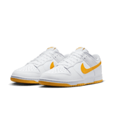 Nike Dunk Low White University Gold Angle 2