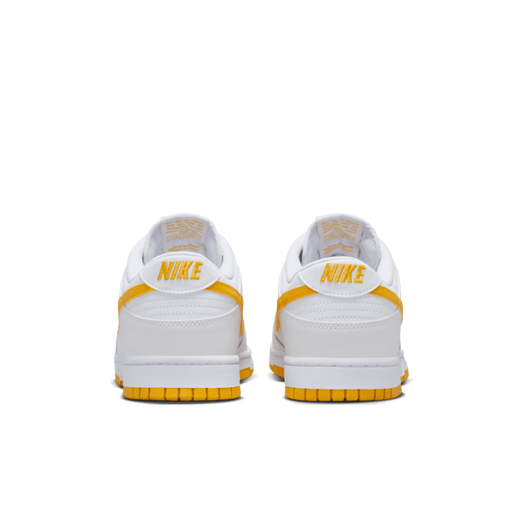 Nike Dunk Low White University Gold Angle 3