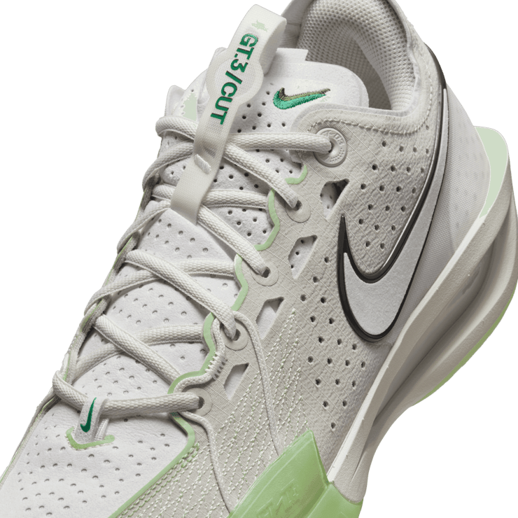 Nike Air Zoom GT Cut 3 Light Bone Vapor Green Angle 4