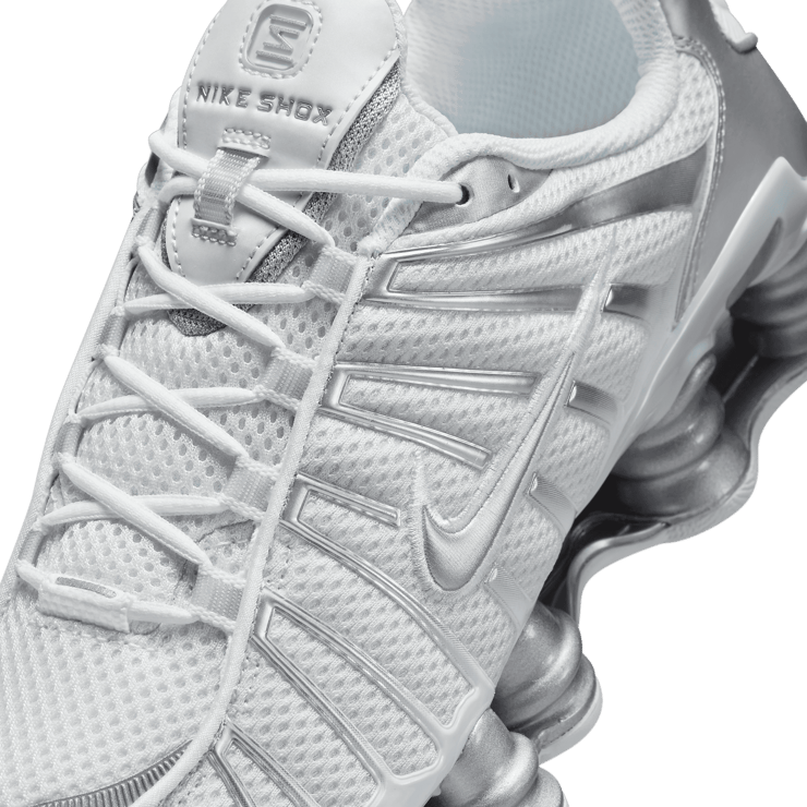 Nike Shox TL White Chrome (W) Angle 4