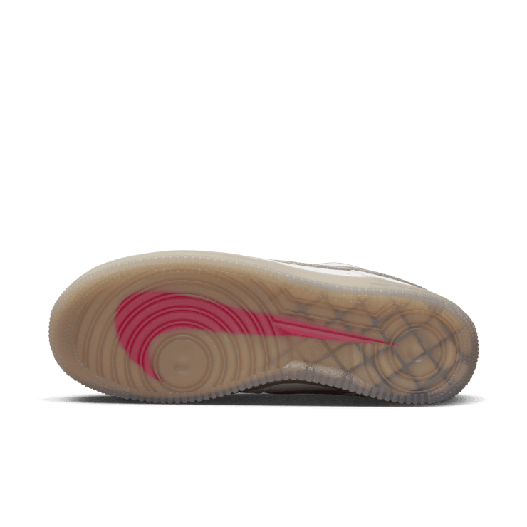 Nike Air Force 1 Low Premium White Metallic Silver Angle 0