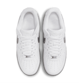 Nike Air Force 1 Low Premium White Metallic Silver Angle 1