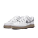 Nike Air Force 1 Low Premium White Metallic Silver Angle 2