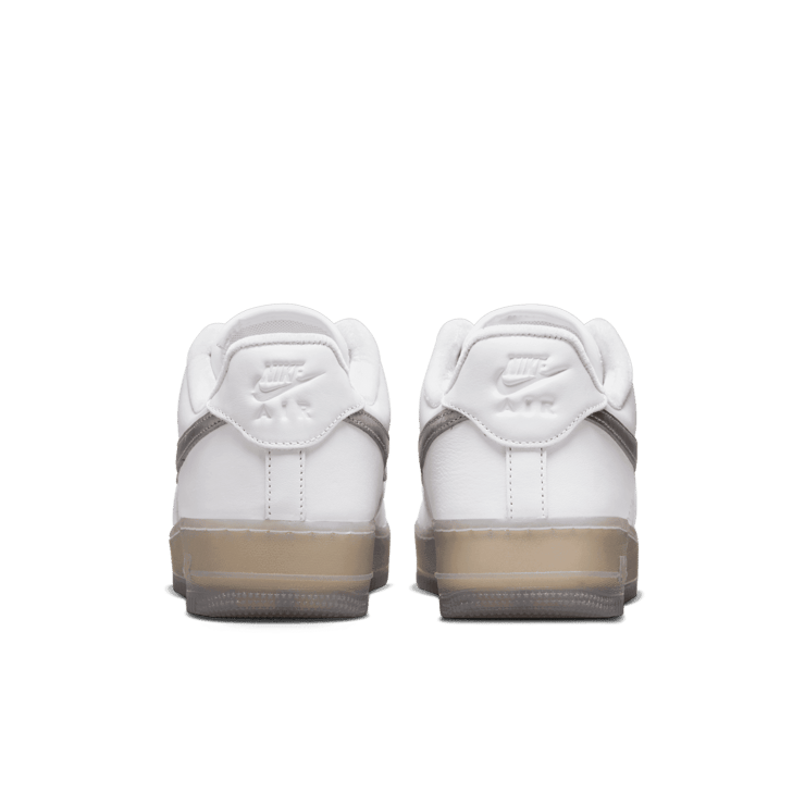 Nike Air Force 1 Low Premium White Metallic Silver Angle 3
