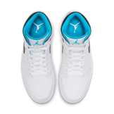 Jordan 1 Mid Laser Blue Angle 1