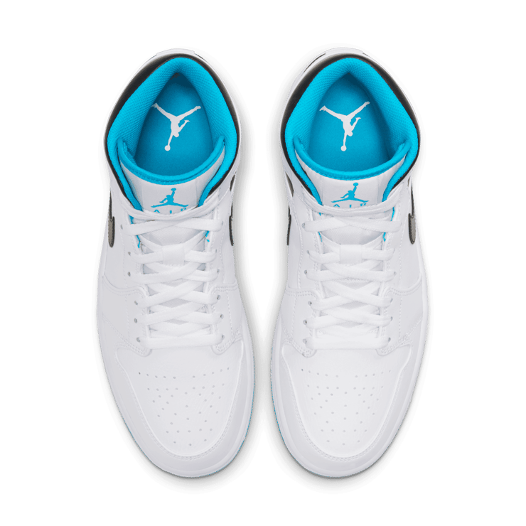 Jordan 1 Mid Laser Blue Angle 1