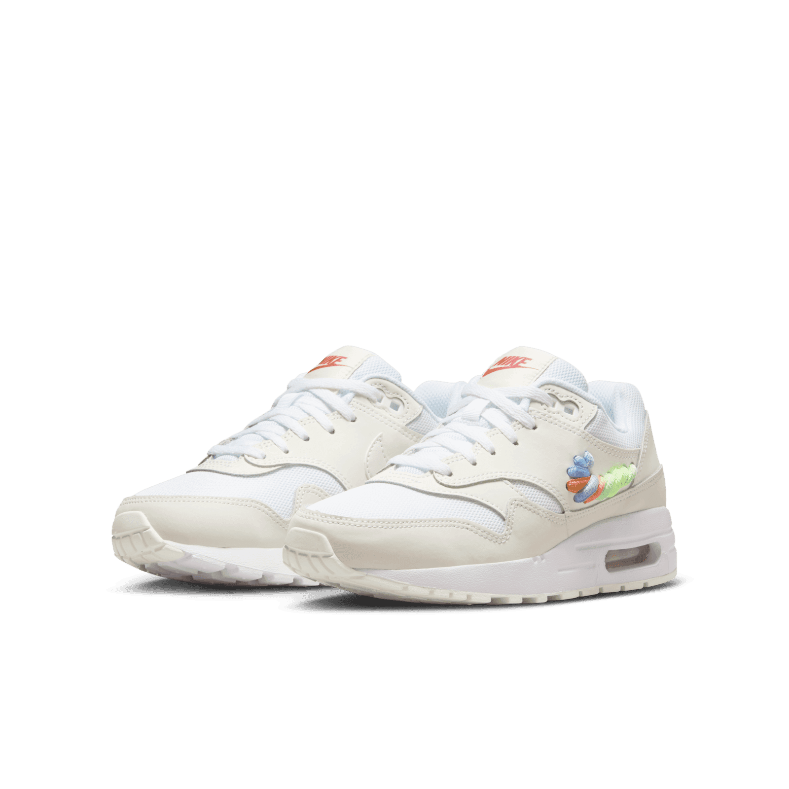 nike air max white with rainbow swoosh